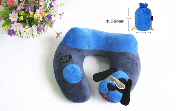 卡通動(dòng)物充氣U型枕